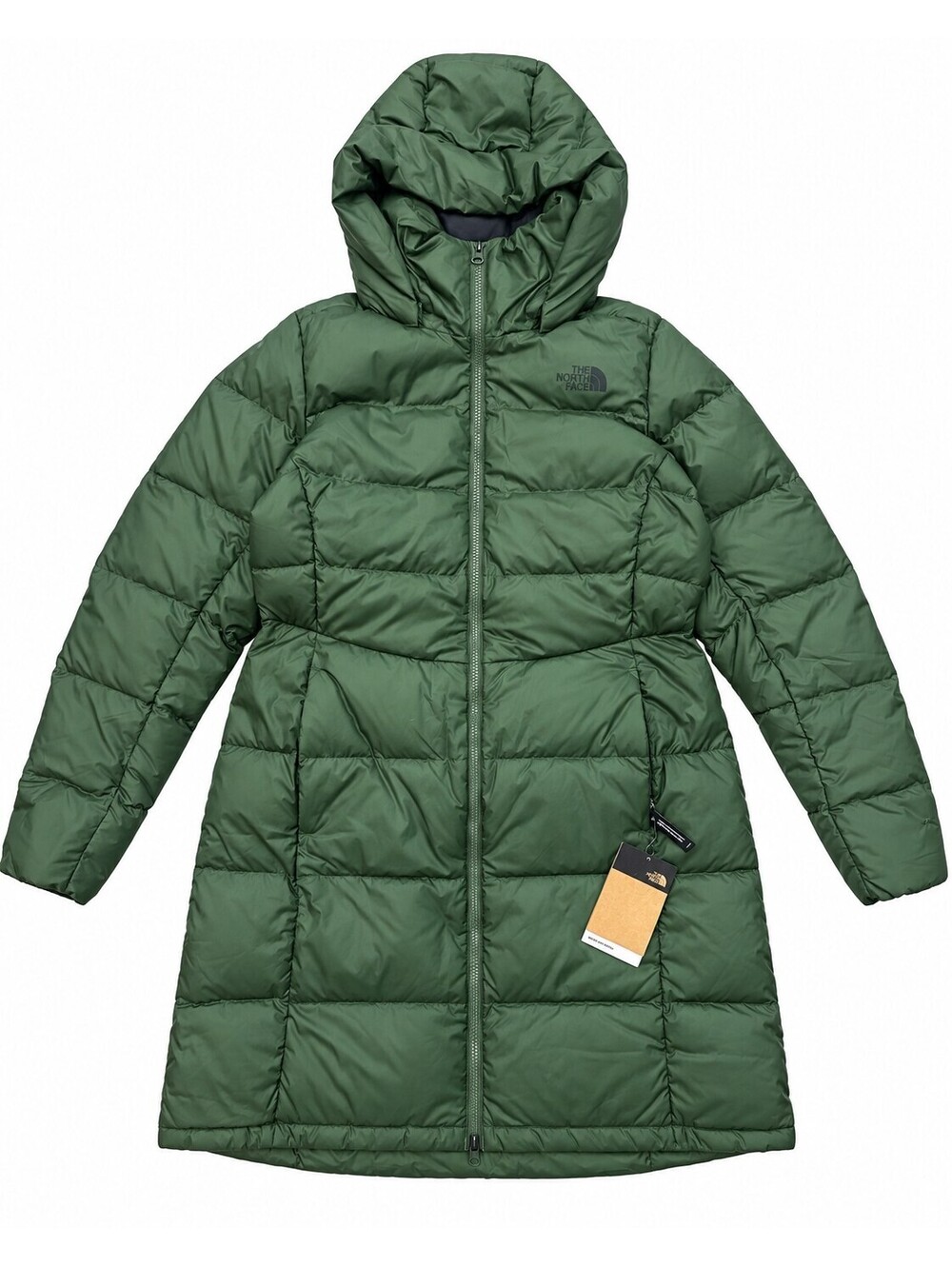 The North Face Metropolis Parka Women’s XL Thyme Green Down Coat NWT Flawed